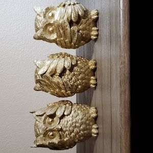 Hear No, See No, Speak No Evil Set of 3 OWLS